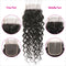 Ali Grace Brazilian Water Wave 4*4 Closure Unporcessed Human Hair Water Wave Lace Closure Natural Color