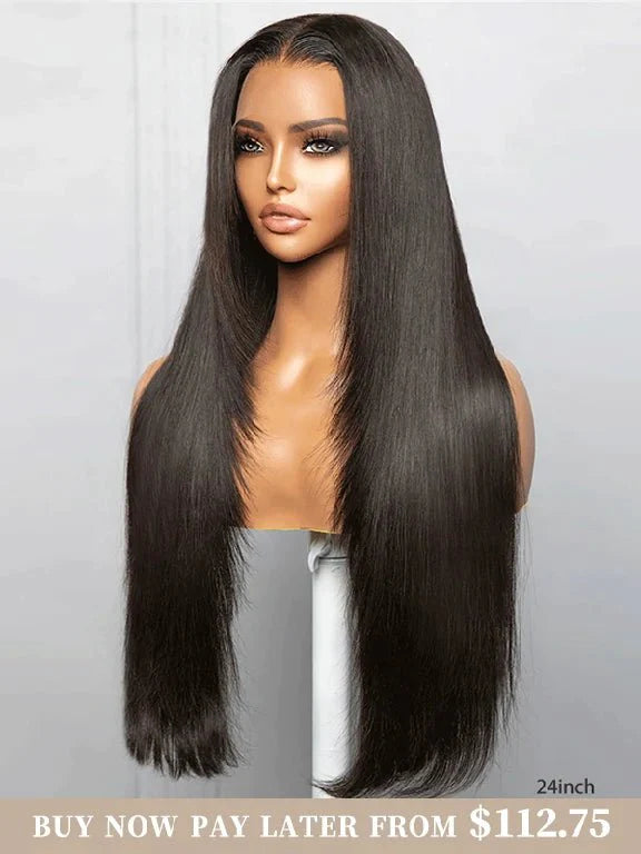 Hairvivi Rami Long Layered Lace Front Wig Natural Color Virgin Human Hair