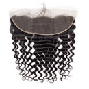 CurlyMe Loose Deep Wave Virgin Human Hair 13x4 Lace Frontal Natural Black