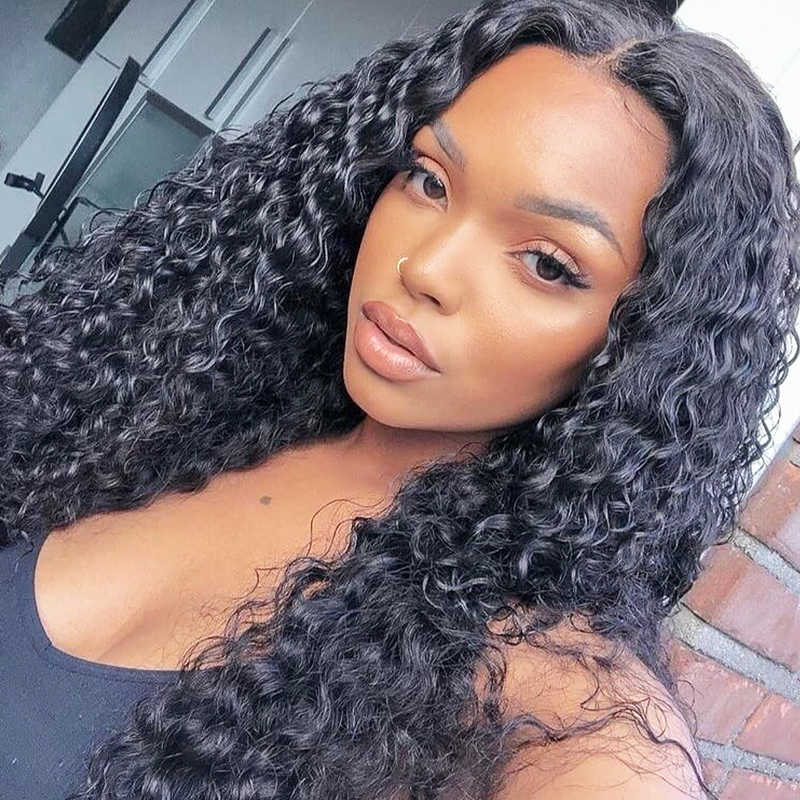 Xrs Beauty Hair Human Hair HD Lace Front Wig Water Wave 13x6 *NEW* CLEAR LACE & CLEAN HAIRLINE [LFW16]