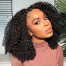 Xrs Beauty Hair Human Hair HD Lace Front Wig Tight Curly 13x6 *NEW* CLEAR LACE & CLEAN HAIRLINE [LFW18]