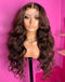 Jessies Wig Brown Color Loose Wave Human Hair Lace Front Wigs 4x4 Available