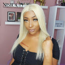 Xrs Beauty Hair Long Straight 613 Blonde Human Hair 13x4 Lace Front Wig [CFW01]