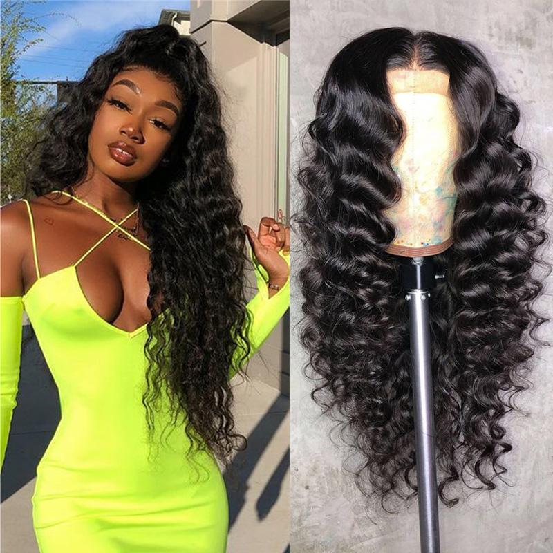 Ali Grace 4x4 Lace Closure Loose Wave Human Hair Wigs