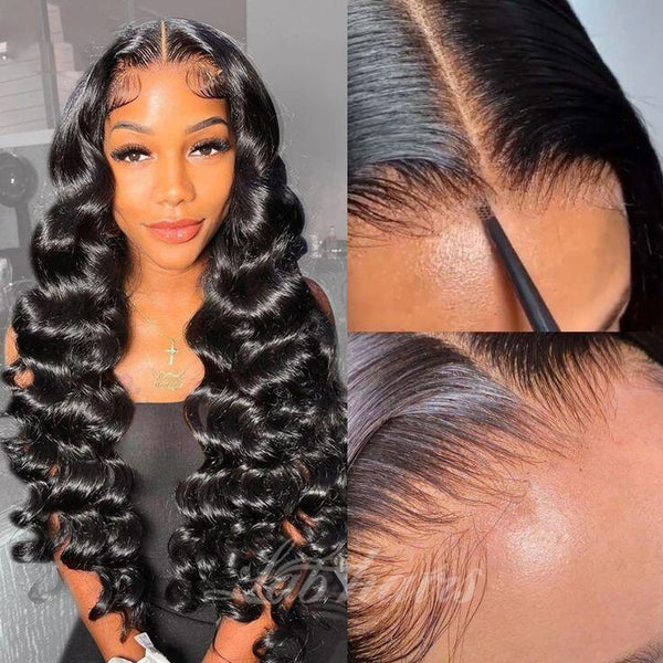 Pre Cut Lace | Easy Wear And Go Wig Glueless 6X5 HD Lace Wig Loose Wave Human Hair Wigs