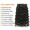 Malaysian Water Wave Natural Hair 3 Bundles With Lace Closure 100% Unprocessed Malaysian Water Wave Hair Weave Bundles Natural Color