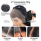 Pre Cut Lace | Glueless 13x4 Real HD Lace Wig Breathable Dome Cap Hd Glueless Wig Body Wave Human Hair Wear& Go Wig