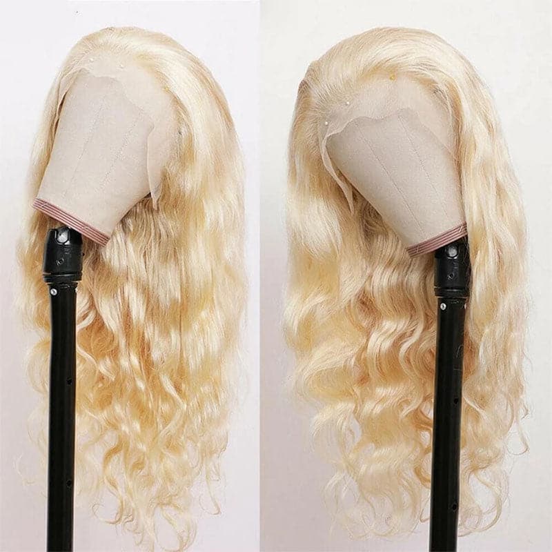 Spring Sale Mslynn 613 Blonde Color Wig Body Wave Human Hair Transparent 13x4 Lace Front Wig