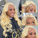 Spring Sale Mslynn 613 Blonde Color Wig Body Wave Human Hair Transparent 13x4 Lace Front Wig