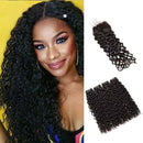 Mslynn Hair Deep Wave Bundles with Closure 100% Unprocessed Virgin Human Hair Deep Wave 4 Bundles with Lace Closure