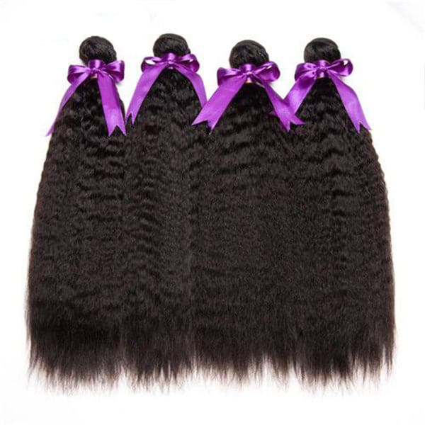 4 Bundles Kinky Straight Hair 100% Unprocessed Virgin Hair