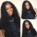 Mslynn Water Wave Wig Transparent Lace Front Wig T Part Lace Wig