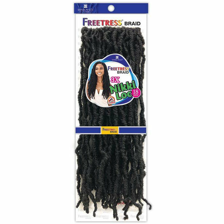 FreeTress Synthetic Braids - 3X Nikki Loc 18"