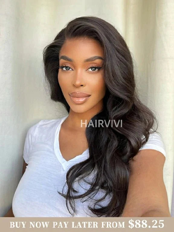 Hairvivi Cindy Yaki Hair Natural Looking Wigs Side Part Human Hair Wig