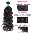 Ali Grace Water Wave Hair Bundles 3 Pcs With 4x4 Lace Closure