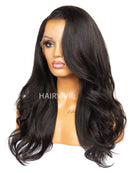 Hairvivi Cindy Yaki Hair Natural Looking Wigs Side Part Human Hair Wig