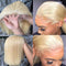 Straight 613 Blonde Bob Wig 13x4 Lace Front Human Hair Wig Pre Plucked