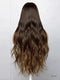 Hairvivi Kierra Ombre Human Hair Wig Brown Hair HD Swiss Lace