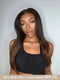 Hairvivi Chase Brown Ombre Human Hair Glueless Wigs Natural Looking HD Lace