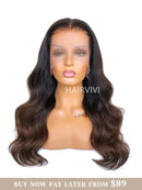 Hairvivi Lillian Ombre Lace Front Wig Pre-Plucked Hairline Pre-Bleached HD Lace