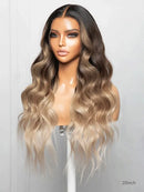 Hairvivi Olena Ombre Lace Front Wig With Dark Roots Human Hair Glueless Wig