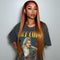 Ombre Red 27 honey blonde HD lace human hair wigs pre-plucked with baby hair 5x5 hd lace closure & 13x4 lace frontal wigs