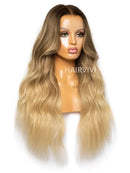 Hairvivi Senna Ombre Hair Blonde Fake Scalp Wig HD Lace Frontal