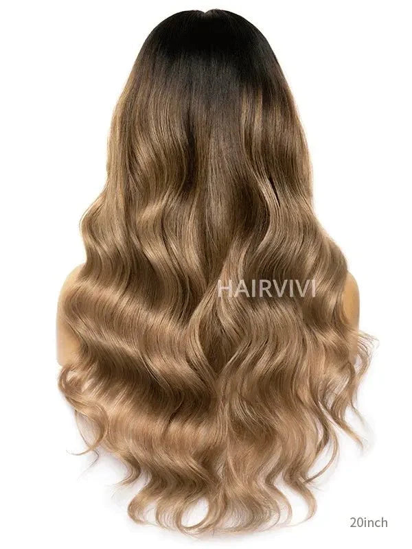 Hairvivi Eleanor Ombre Human Hair Wigs Blonde Hair HD Lace Frontal