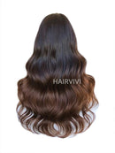 Hairvivi Lillian Ombre Lace Front Wig Pre-Plucked Hairline Pre-Bleached HD Lace