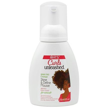 ORS Curls Unleashed Green Tea & Mango Shine & Define Mousse ( 8 OZ )