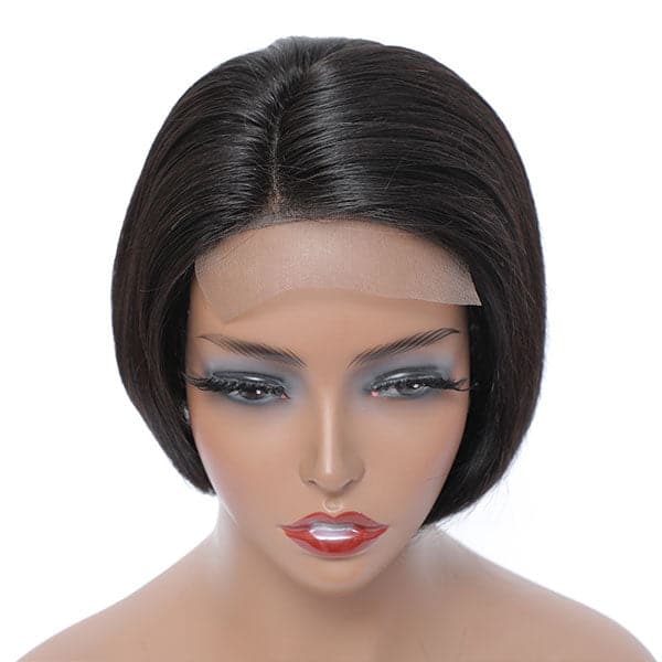 Mslynn Short Bob Wig Pixie Cut Wig Straight Lace Closure Wigs For Black Women