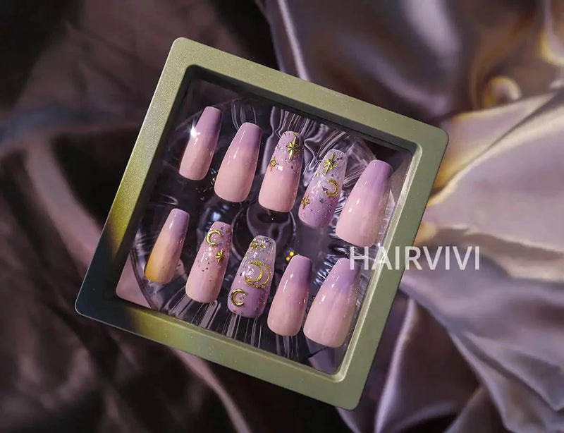 Hairvivi Violet Dream Press On Nails (900 Points)