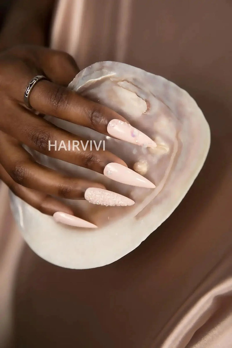 Hairvivi Pink Diva Press On Nails (900 Points)