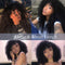 Ali Grace Full Machine Made Kinky Curly Wig With Bangs