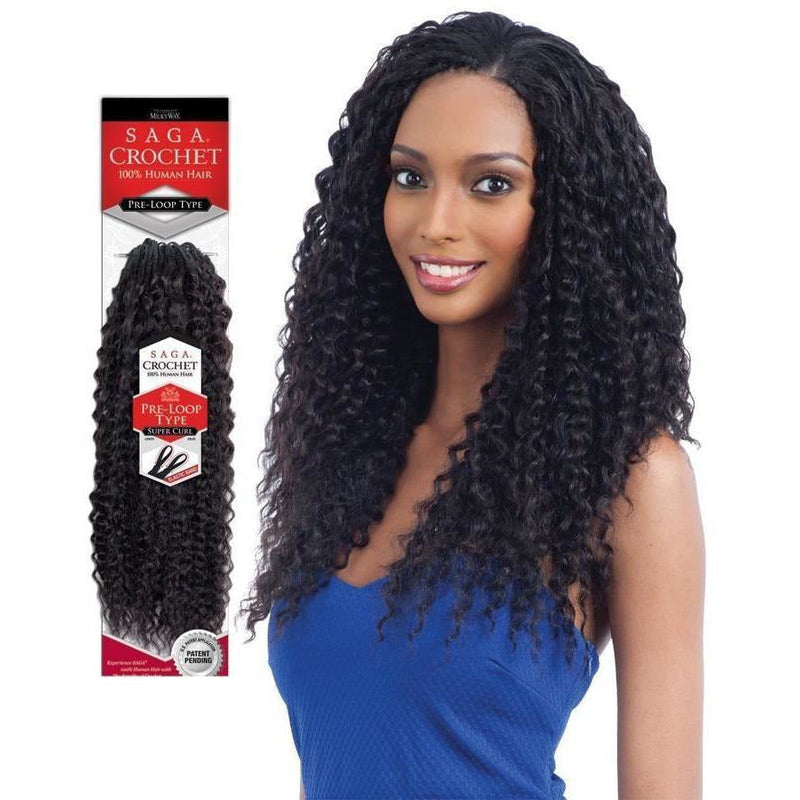 Saga pre looped crochet hair deals