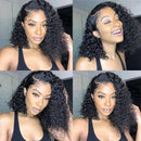 Mslynn Hair Short Curly Bob Wig And Straight Bob Wig Two Packages Lace Closure Wigs