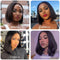 Mslynn Hair Short Curly Bob Wig And Straight Bob Wig Two Packages Lace Closure Wigs