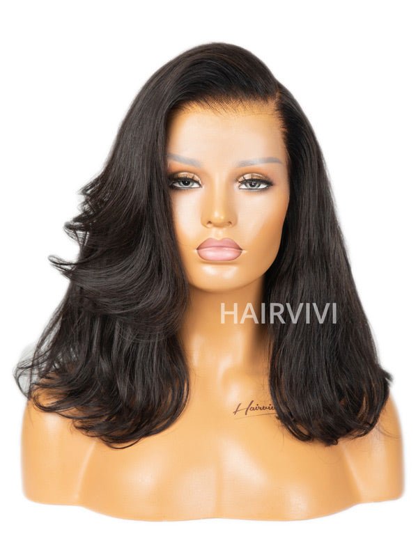 Hairvivi Penelope Side Part Bob Wig Natural Color HD Lace