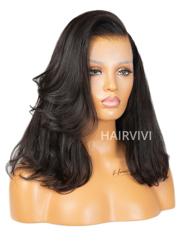 Hairvivi Penelope Side Part Bob Wig Natural Color HD Lace