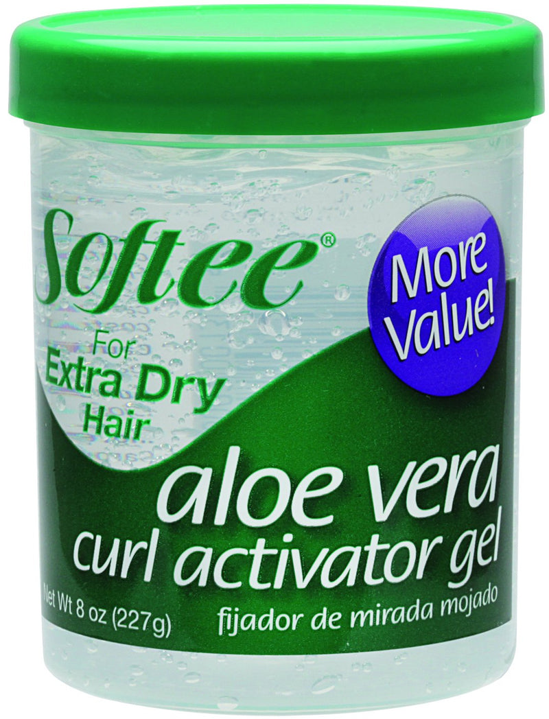 Softee For Extra Dry Hair Aloe Vera Curl Activator Gel (8 Oz)