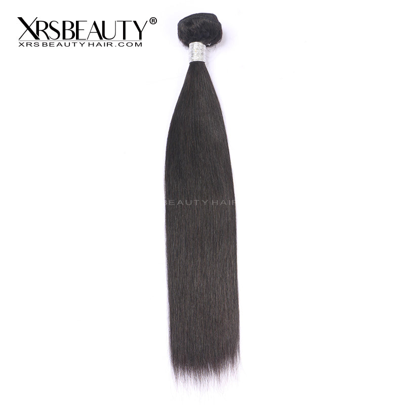 Xrs Beauty Hair 1pcs Straight Brazilian Virgin Hair Bundle [WEFT01]