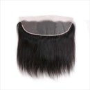 Brazilian Straight Hair 13*4 Lace Frontal HD Lace Free Part Narutal Color Straight Human Hair Lace Frontal 130% Density