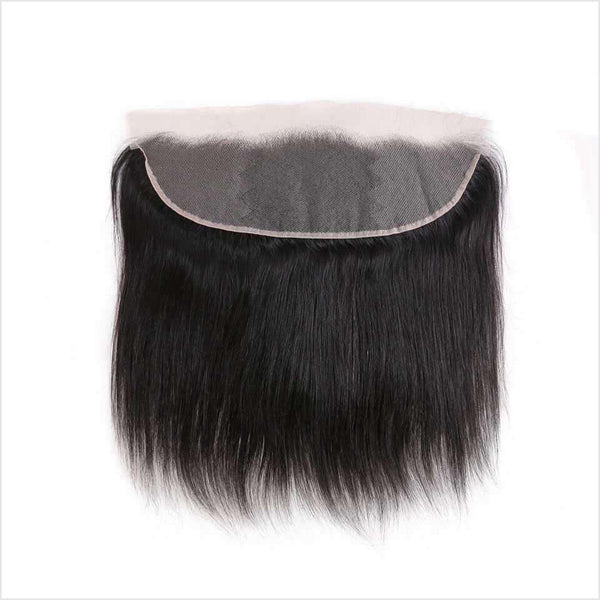 Brazilian Straight Hair 13*4 Lace Frontal Ear to Ear with Baby Hair Lace Frontal Closure Free/Middle Part Two Options