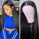 Mslynn Straight Hair 5X5 Closure Wigs Real Human Hair Wigs With Pre Plucked With Baby Hair