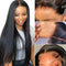 Mslynn Straight Hair 5X5 Closure Wigs Real Human Hair Wigs With Pre Plucked With Baby Hair