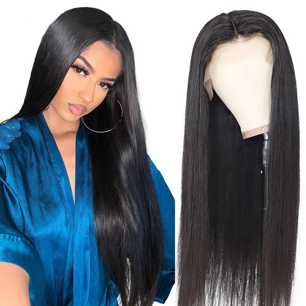 Aligrace 13x6 Frontal Lace Straight Human hair Wigs