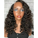 Dola Hair NEW Loose Curly U Part Wig Human Hair 180 Density