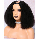 Dola Hair New Beginner Quick & Easy Kinky Curly U Part Wig Human Hair 180 Density