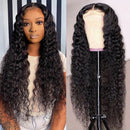 Mslynn T Part Wig Deep Wave Human Hair Wigs Pre Plucked with Baby Hair