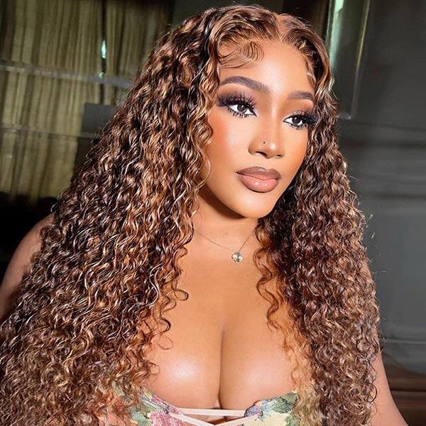 Pre Cut Lace | Upgrade Airy Cap 13X4/6X5 Pinao Body Wave/Straight  Water Wave HD Lace Frontal Pre-plucked Glueless Wig